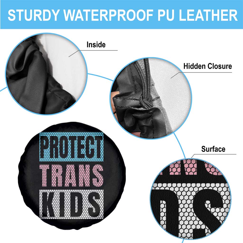 Protect Trans Kids Spare Tire Cover Transgender Pride Trans Rights Social Justice