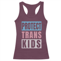Protect Trans Kids Racerback Tank Top Transgender Pride Trans Rights Social Justice