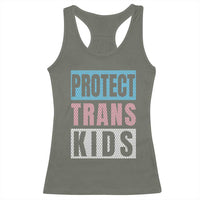 Protect Trans Kids Racerback Tank Top Transgender Pride Trans Rights Social Justice