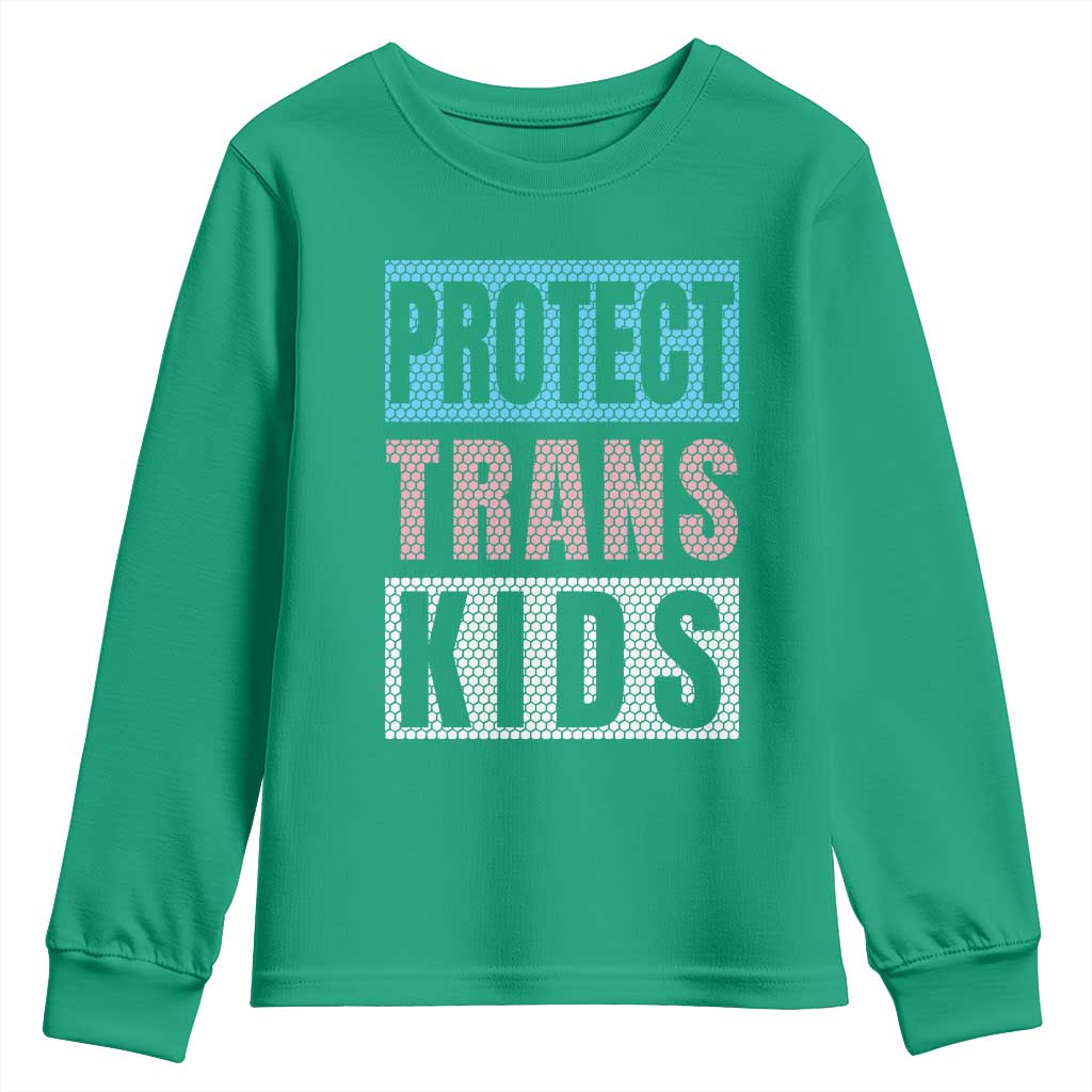 Protect Trans Kids Youth Sweatshirt Transgender Pride Trans Rights Social Justice