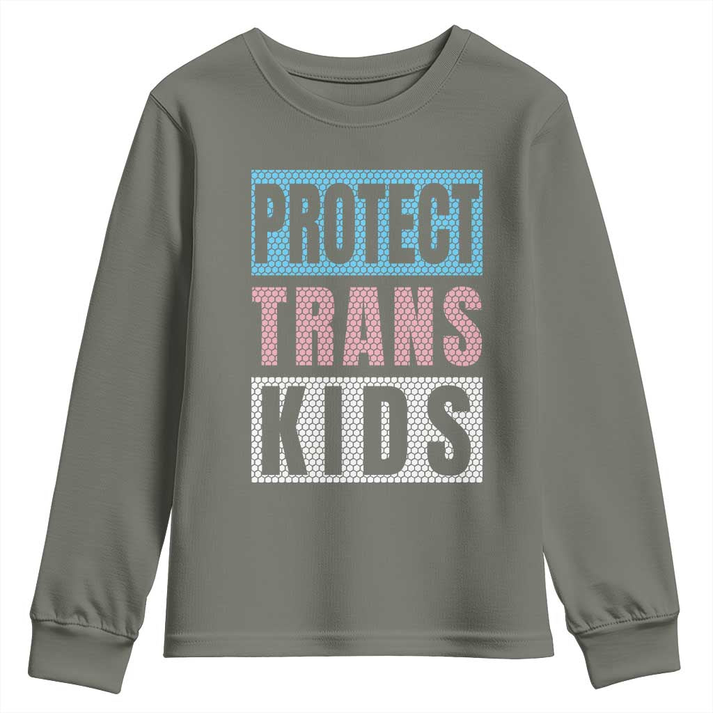 Protect Trans Kids Youth Sweatshirt Transgender Pride Trans Rights Social Justice