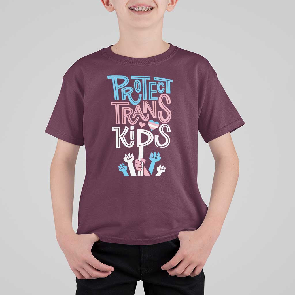 Protect Trans Kids T Shirt For Kid Transgender Pride Social Justice