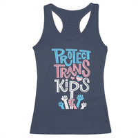 Protect Trans Kids Racerback Tank Top Transgender Pride Social Justice