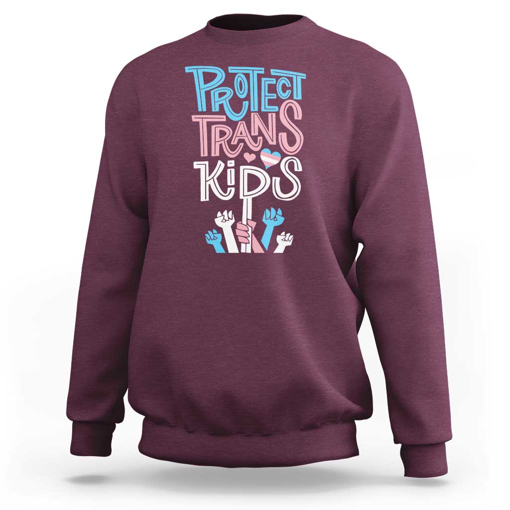 Protect Trans Kids Sweatshirt Transgender Pride Social Justice