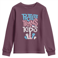 Protect Trans Kids Youth Sweatshirt Transgender Pride Social Justice