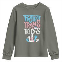 Protect Trans Kids Youth Sweatshirt Transgender Pride Social Justice