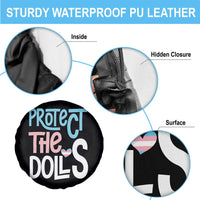 Protect The Dolls Spare Tire Cover Transgender Trans Pride Social Justice