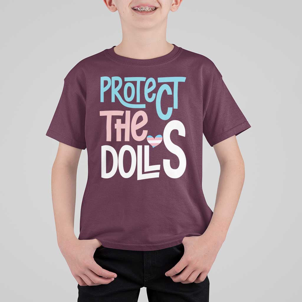 Protect The Dolls T Shirt For Kid Transgender Trans Pride Social Justice