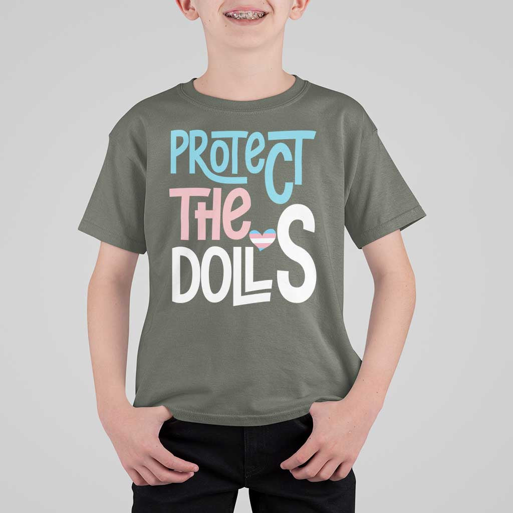 Protect The Dolls T Shirt For Kid Transgender Trans Pride Social Justice