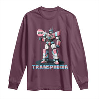 LGBTQ Trans Long Sleeve Shirt Stop Transphobia Trans Rights Social Justice