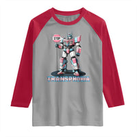 LGBTQ Trans Raglan Shirt Stop Transphobia Trans Rights Social Justice