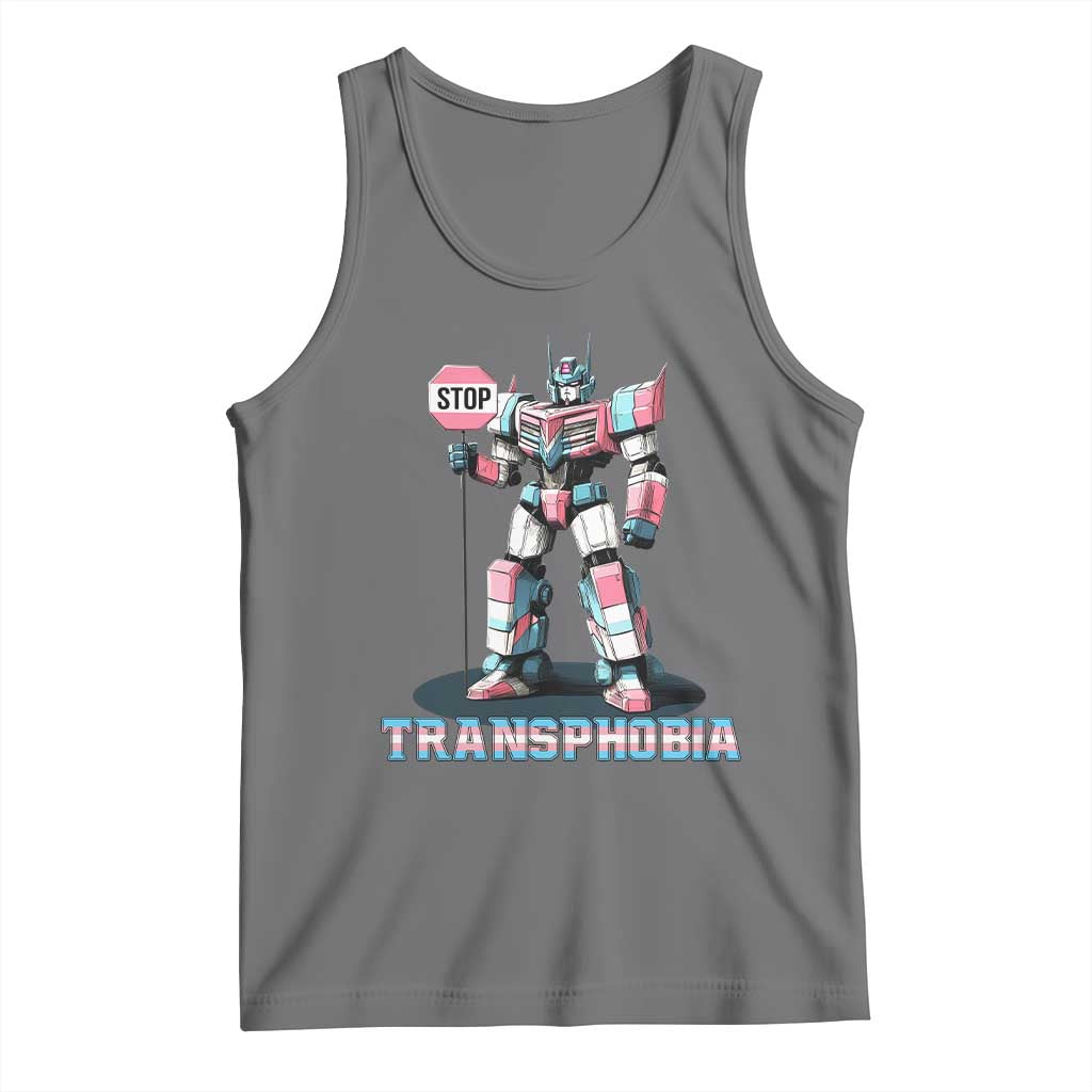 LGBTQ Trans Tank Top Stop Transphobia Trans Rights Social Justice