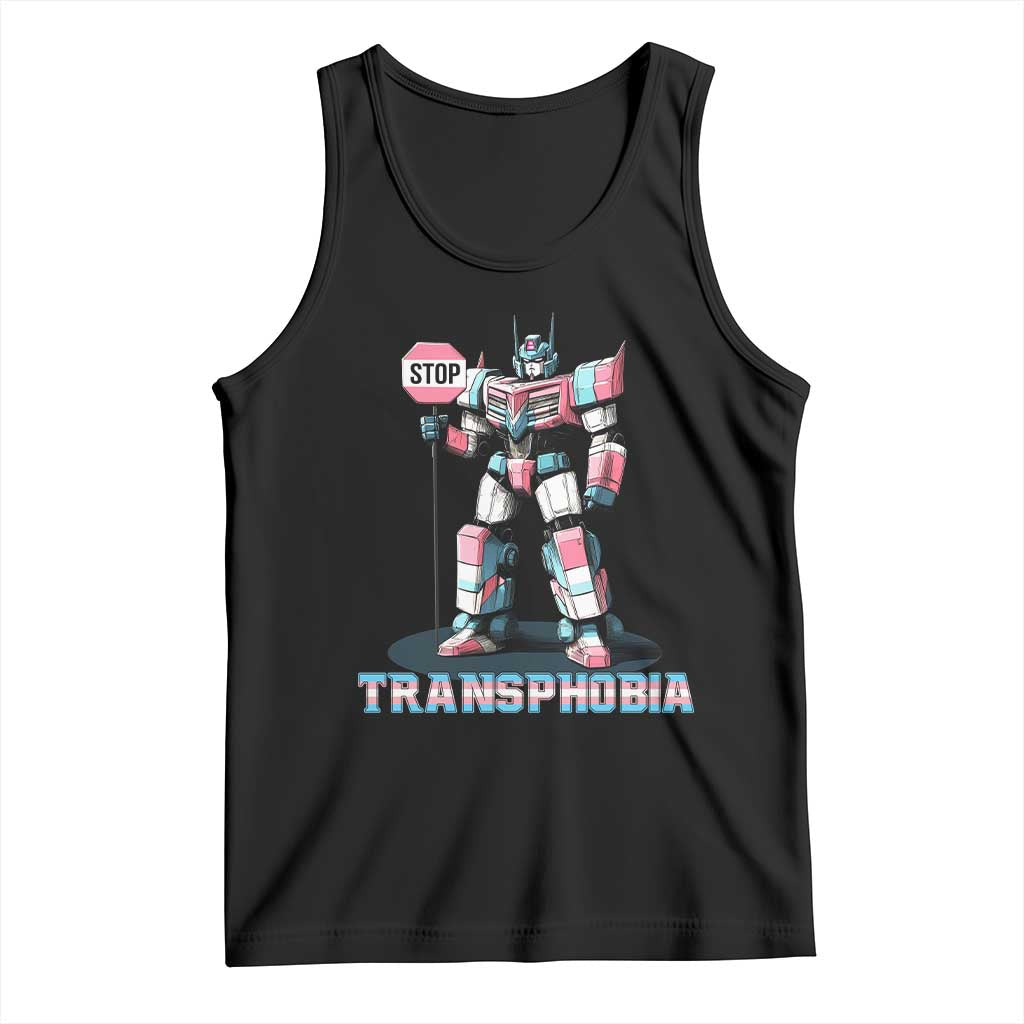 LGBTQ Trans Tank Top Stop Transphobia Trans Rights Social Justice