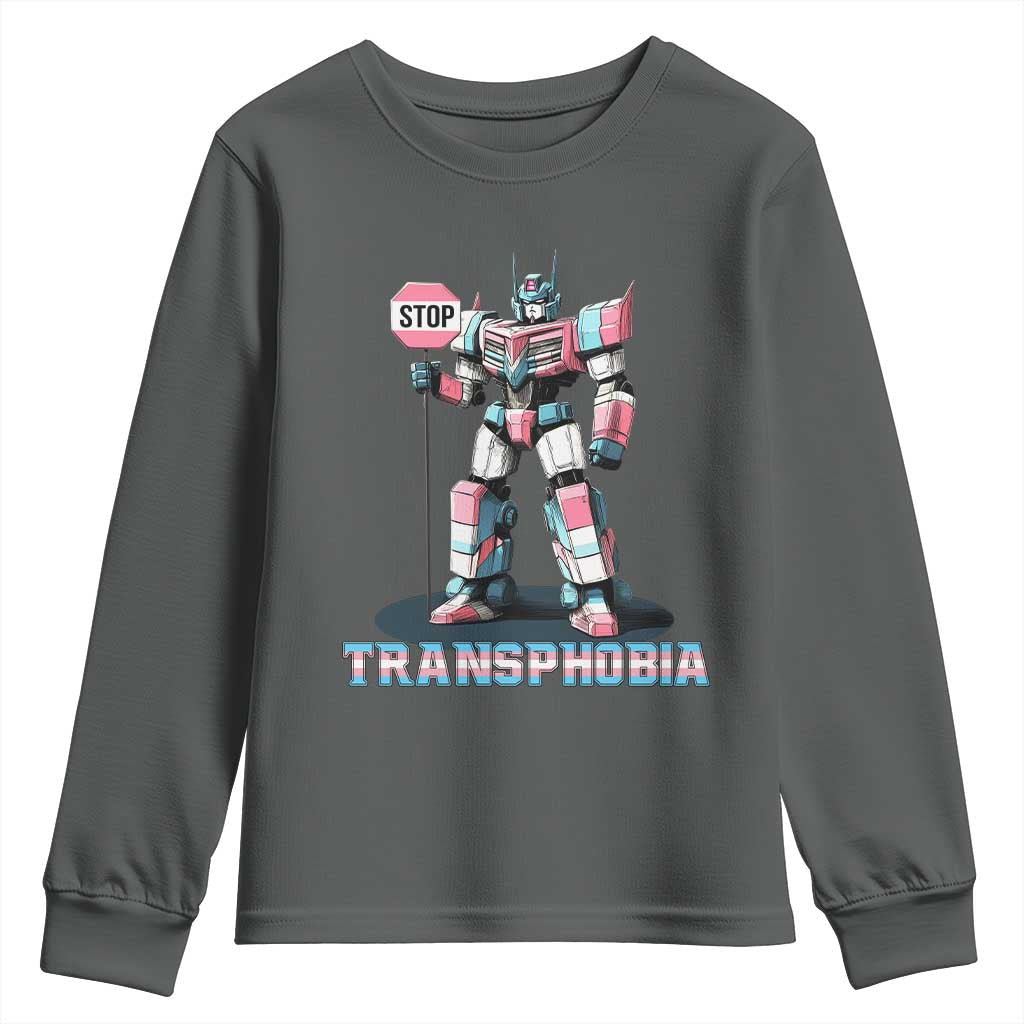 LGBTQ Trans Youth Sweatshirt Stop Transphobia Trans Rights Social Justice