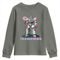 LGBTQ Trans Youth Sweatshirt Stop Transphobia Trans Rights Social Justice