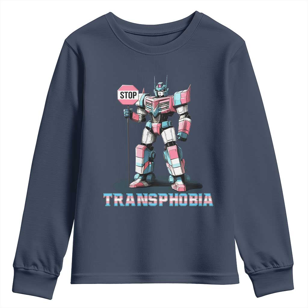 LGBTQ Trans Youth Sweatshirt Stop Transphobia Trans Rights Social Justice