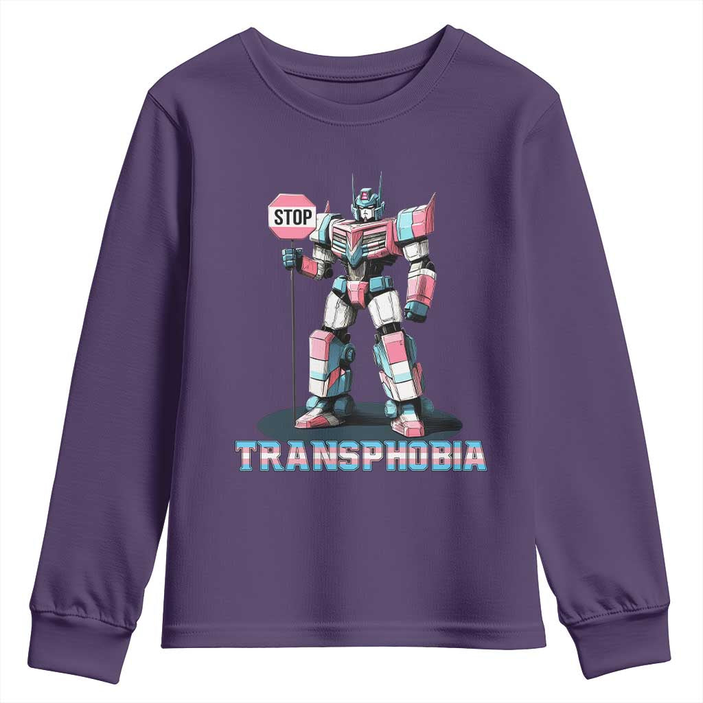 LGBTQ Trans Youth Sweatshirt Stop Transphobia Trans Rights Social Justice