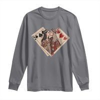 Lesbian Pride Long Sleeve Shirt Vintage Kissing Cards Sapphic Art