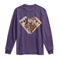 Lesbian Pride Long Sleeve Shirt Vintage Kissing Cards Sapphic Art