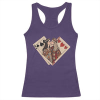 Lesbian Pride Racerback Tank Top Vintage Kissing Cards Sapphic Art