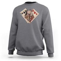 Lesbian Pride Sweatshirt Vintage Kissing Cards Sapphic Art