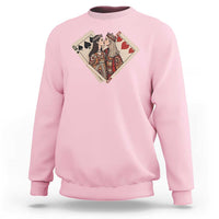 Lesbian Pride Sweatshirt Vintage Kissing Cards Sapphic Art