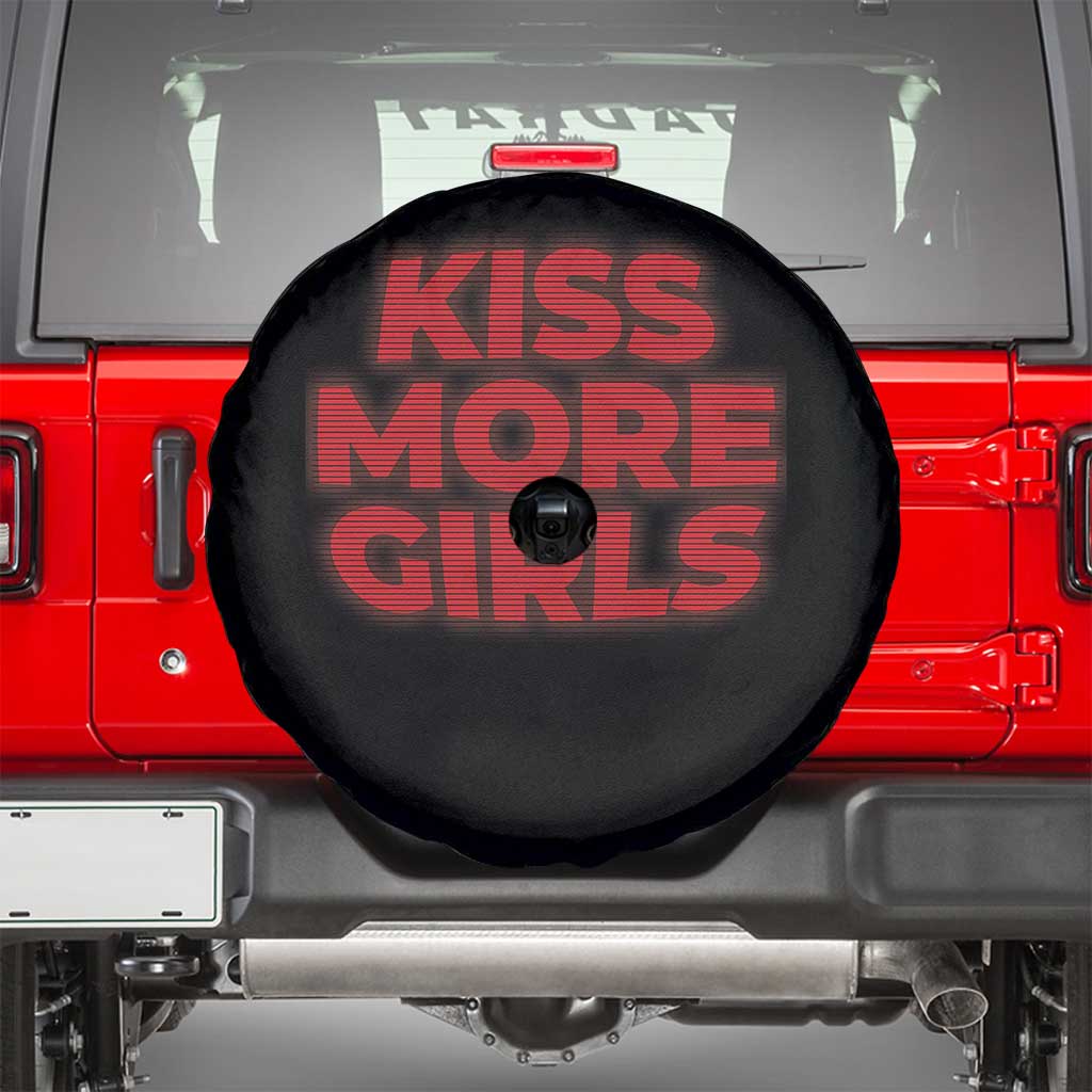 Lesbian Spare Tire Cover Kiss More Girls Funny Pride Month