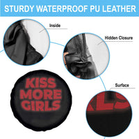 Lesbian Spare Tire Cover Kiss More Girls Funny Pride Month