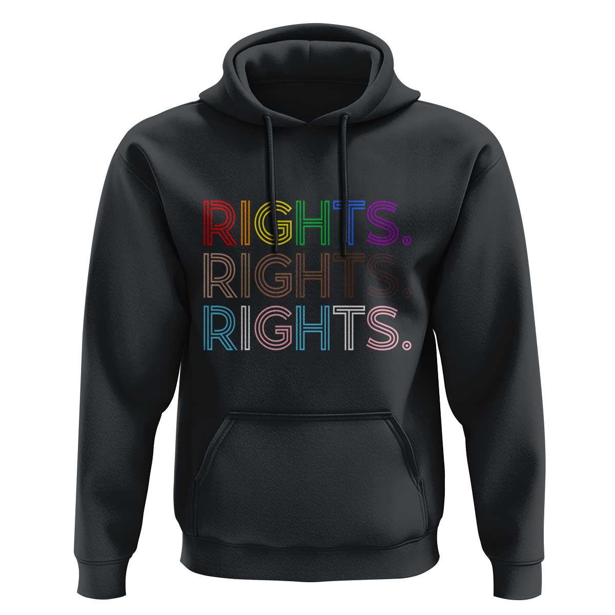 LGBTQ Trans Rights Hoodie Social Justice Equality Human Rights - Wonder Print Shop
