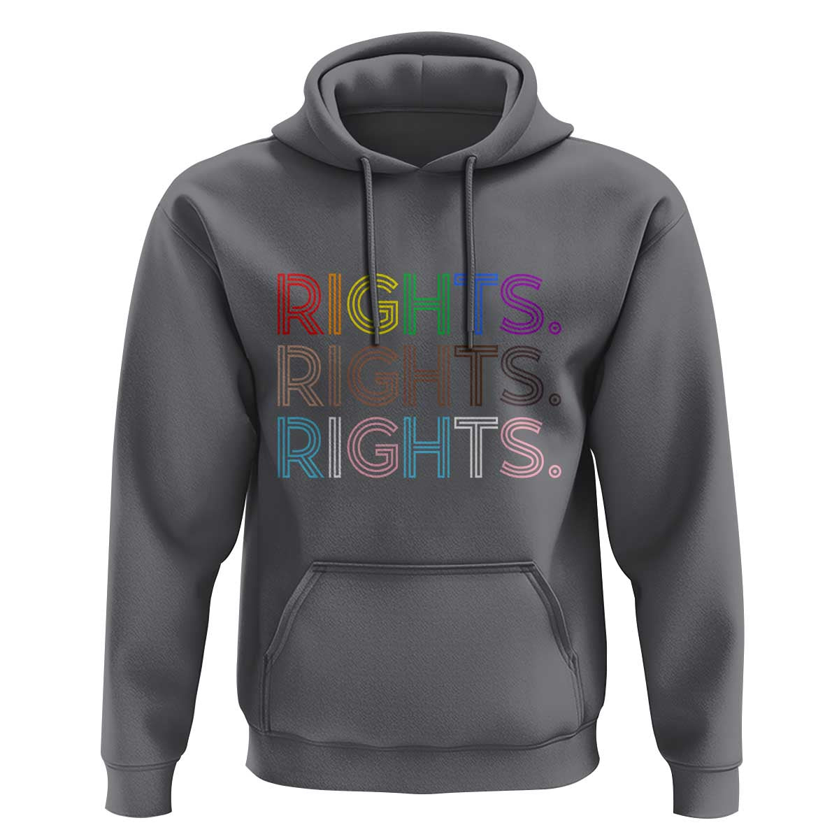 LGBTQ Trans Rights Hoodie Social Justice Equality Human Rights - Wonder Print Shop