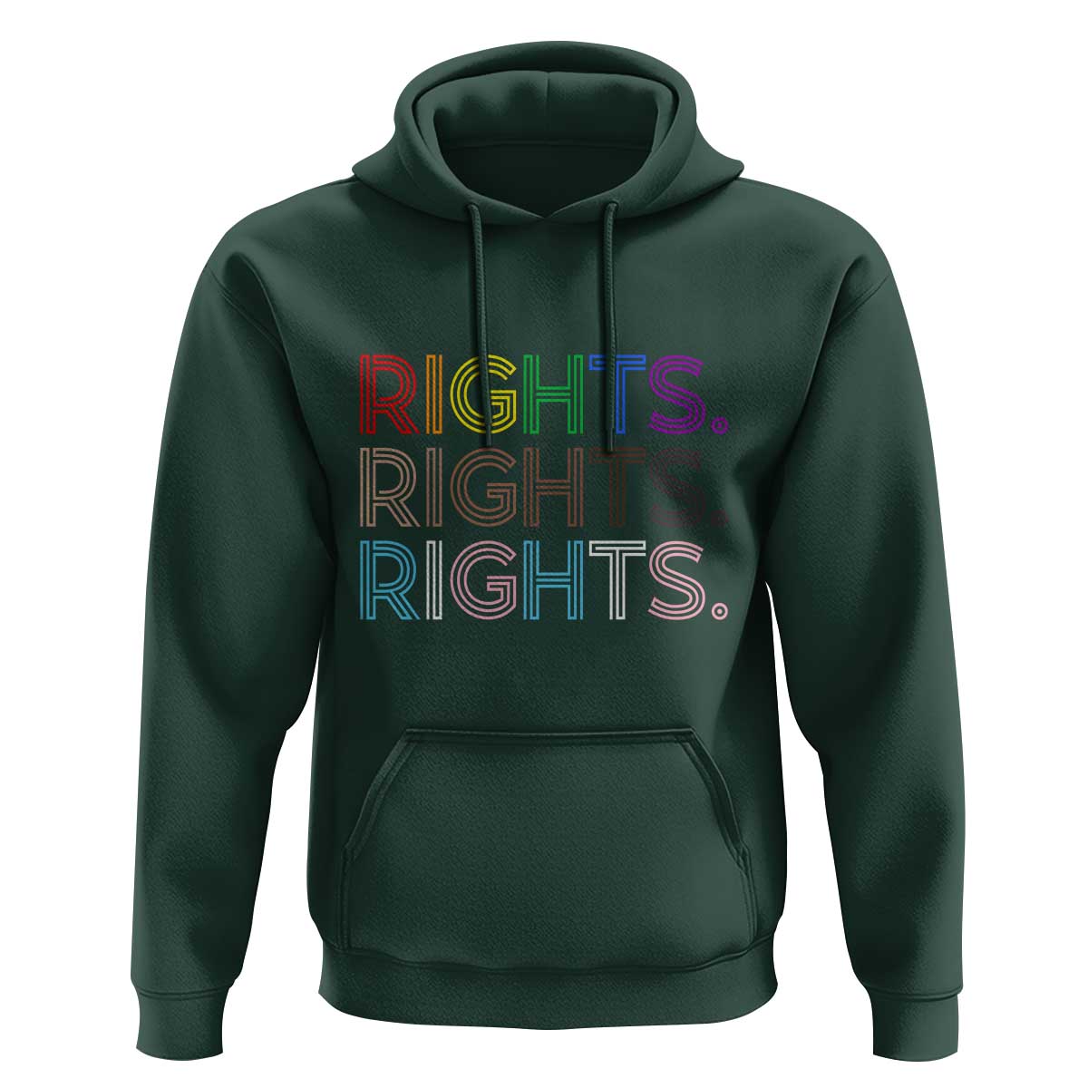 LGBTQ Trans Rights Hoodie Social Justice Equality Human Rights - Wonder Print Shop