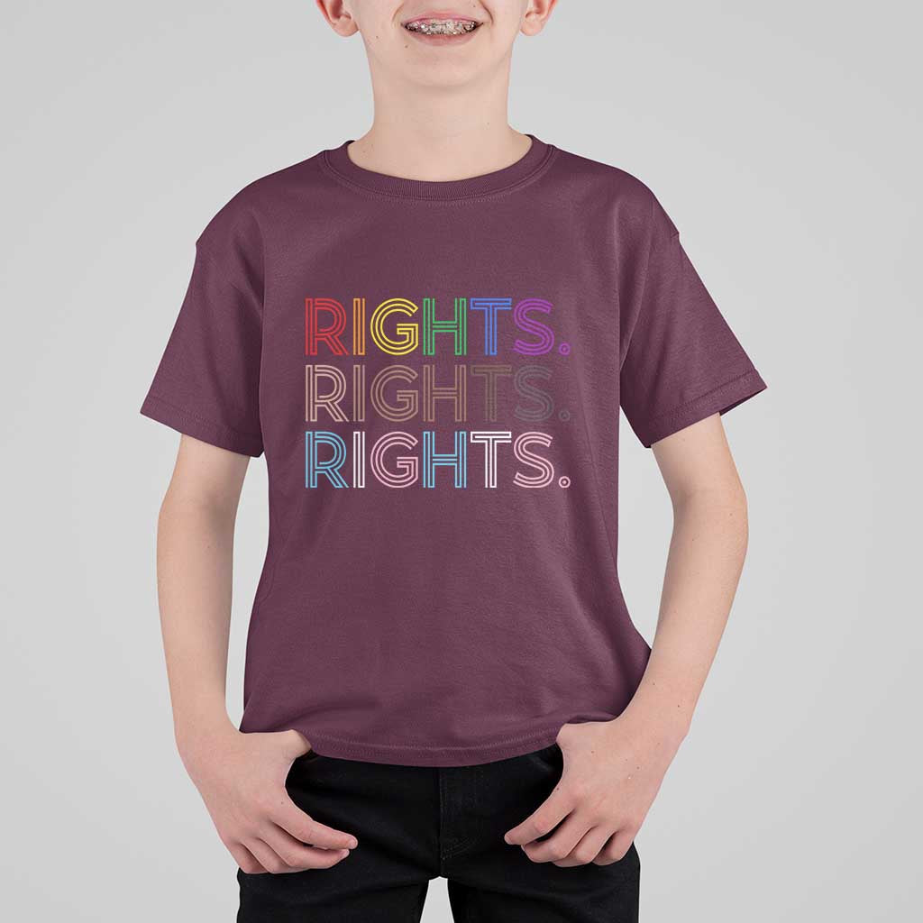 LGBTQ Trans Rights T Shirt For Kid Social Justice Equality Human Rights - Wonder Print Shop