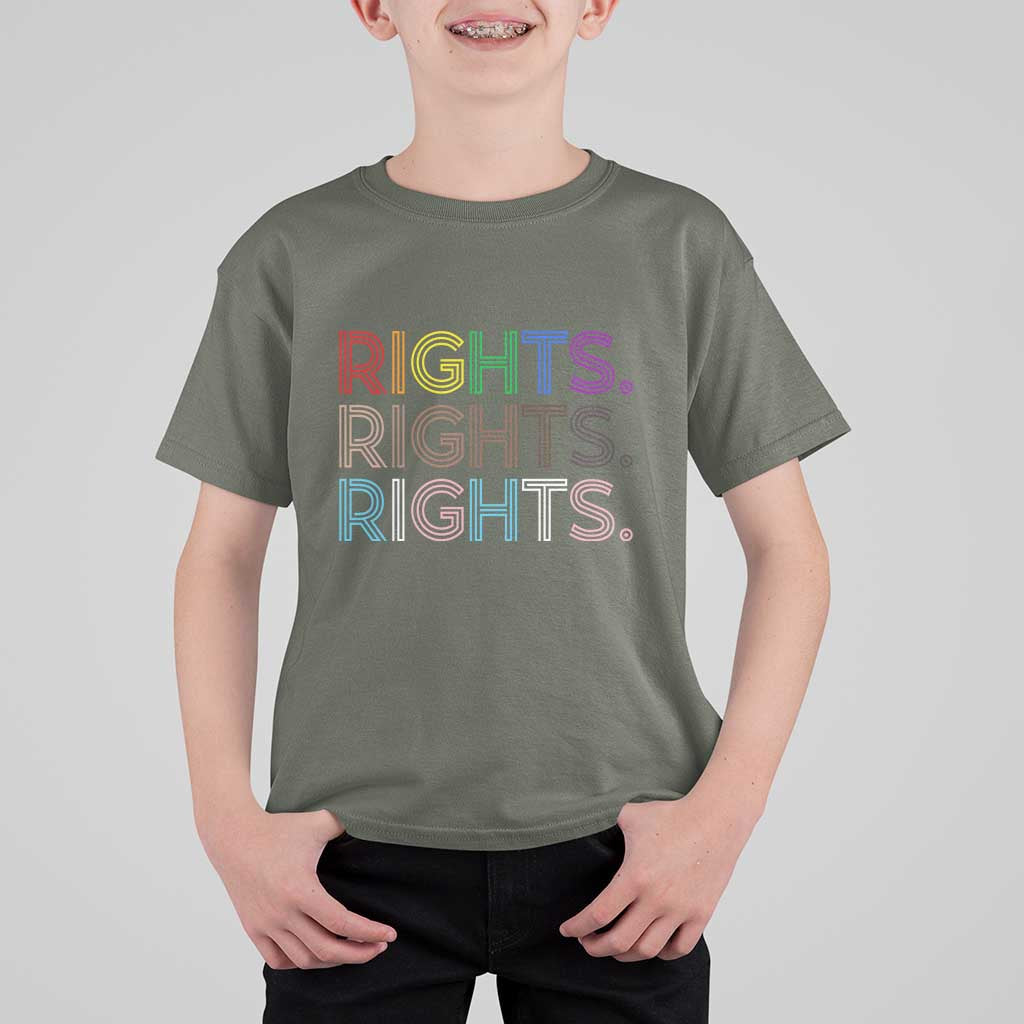 LGBTQ Trans Rights T Shirt For Kid Social Justice Equality Human Rights - Wonder Print Shop