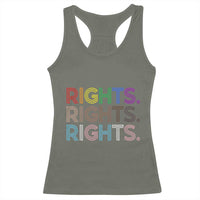 LGBTQ Trans Rights Racerback Tank Top Social Justice Equality Human Rights - Wonder Print Shop