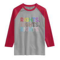 LGBTQ Trans Rights Raglan Shirt Social Justice Equality Human Rights - Wonder Print Shop
