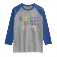 LGBTQ Trans Rights Raglan Shirt Social Justice Equality Human Rights - Wonder Print Shop