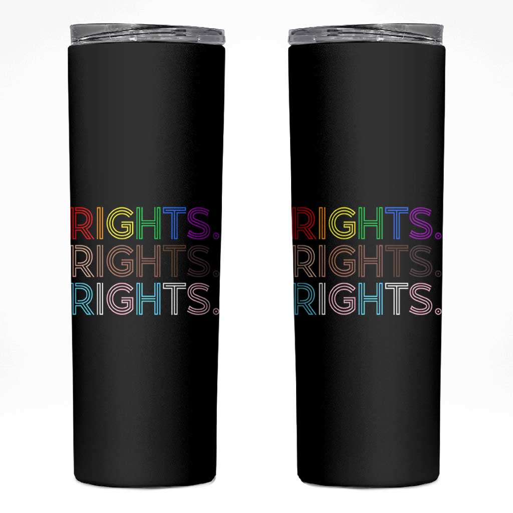 LGBTQ Trans Rights Skinny Tumbler Social Justice Equality Human Rights - Wonder Print Shop