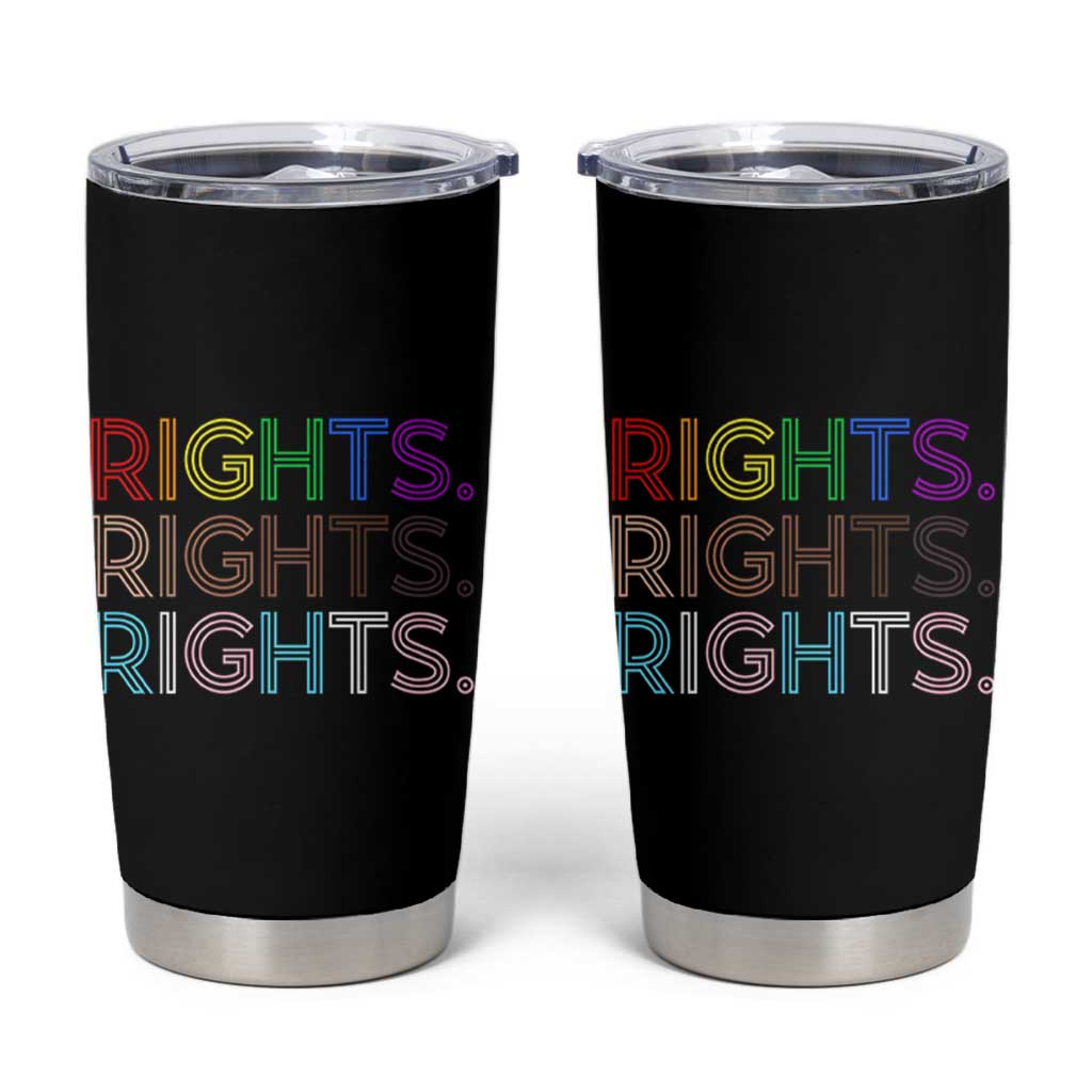 LGBTQ Trans Rights Tumbler Cup Social Justice Equality Human Rights - Wonder Print Shop