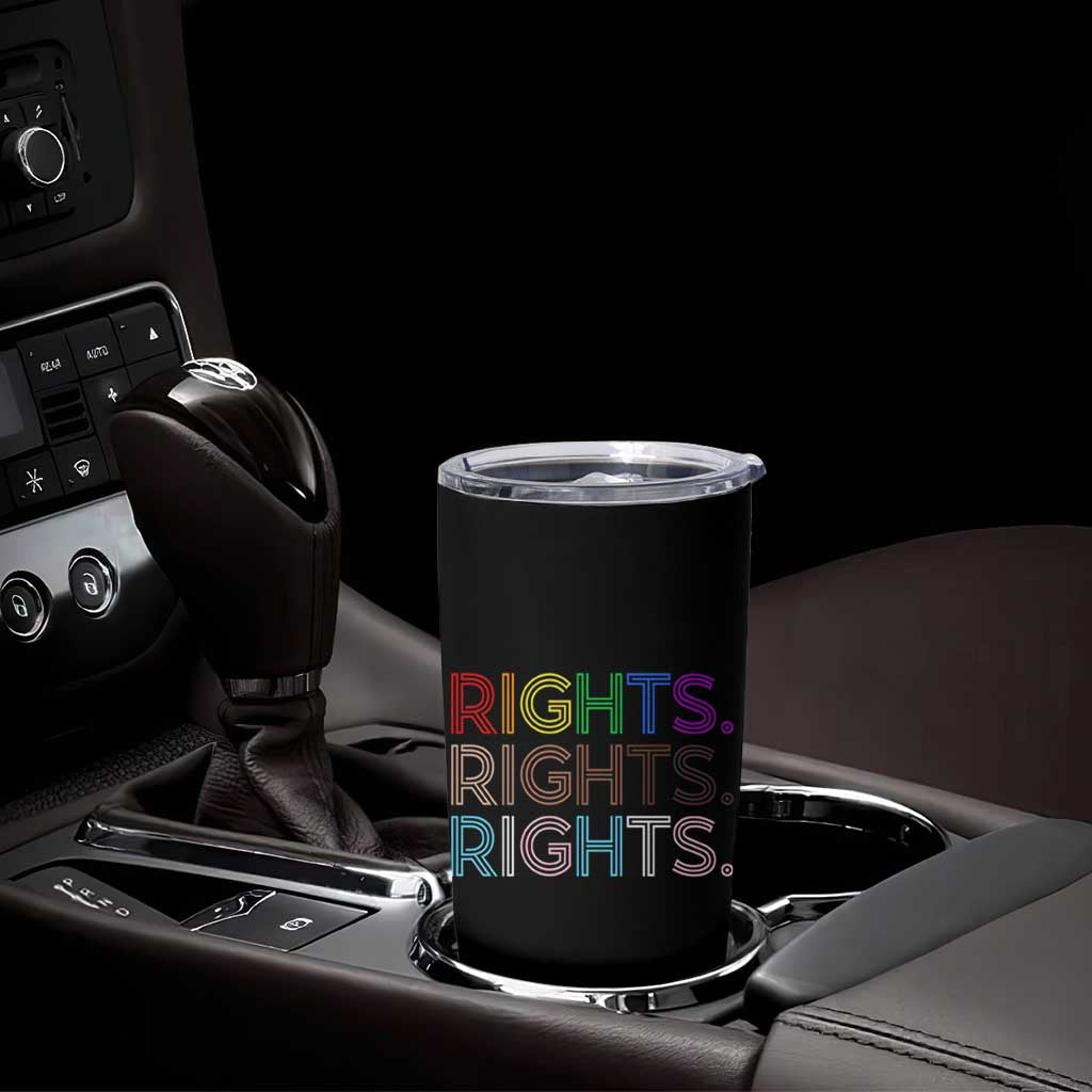 LGBTQ Trans Rights Tumbler Cup Social Justice Equality Human Rights - Wonder Print Shop