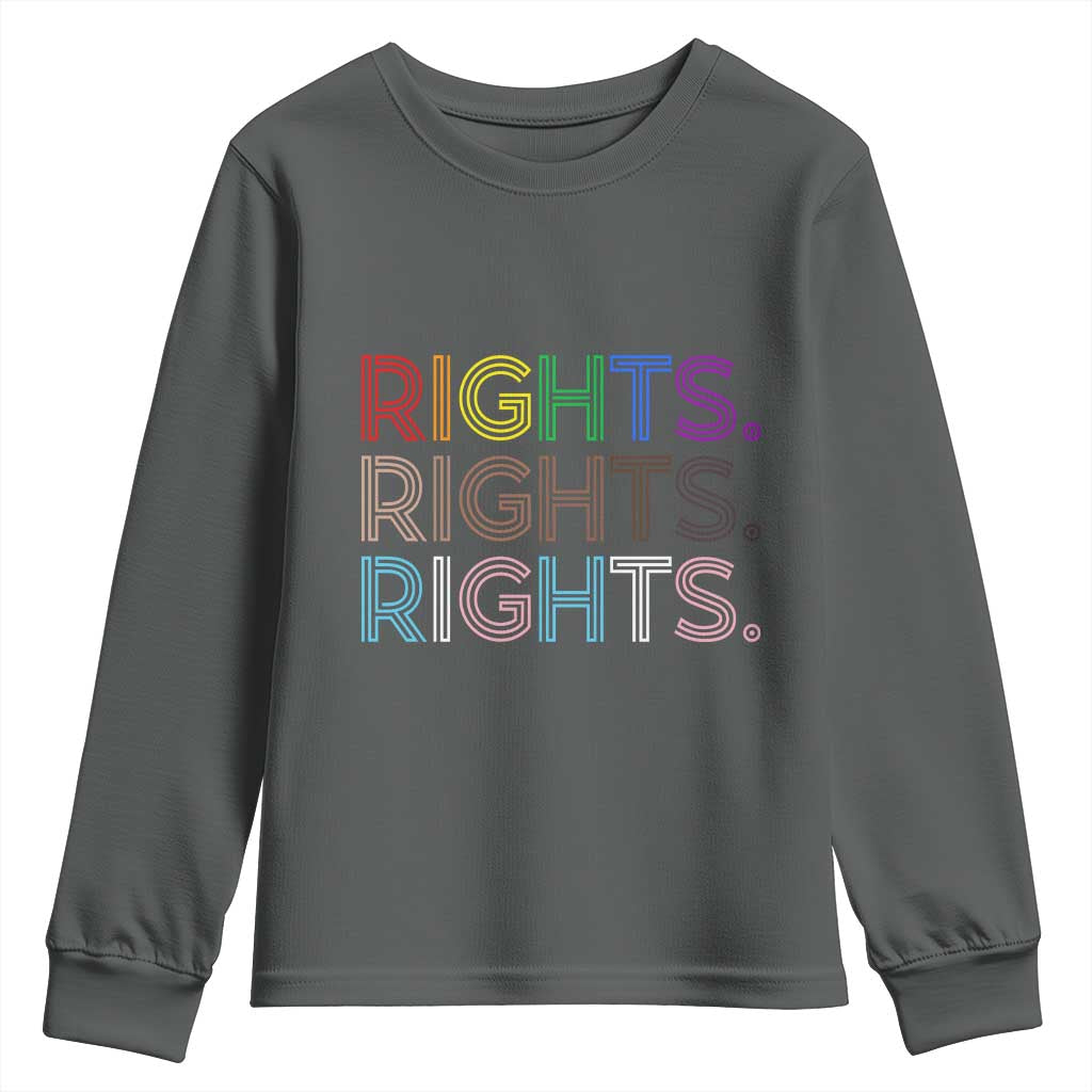 LGBTQ Trans Rights Youth Sweatshirt Social Justice Equality Human Rights - Wonder Print Shop