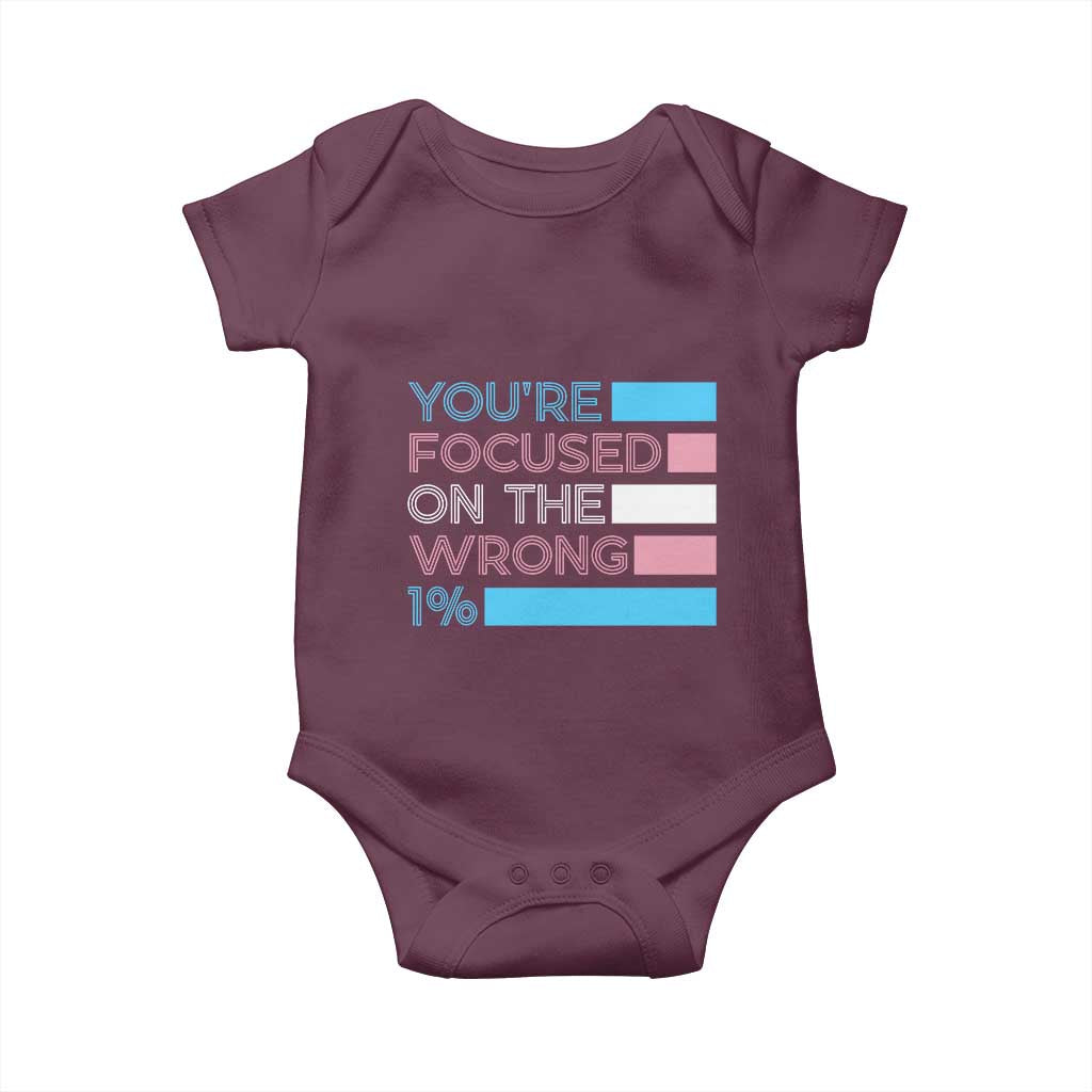 Trans Rights Baby Onesie Transgender LGBTQ Queer Pride Ally Social Justice - Wonder Print Shop