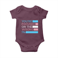 Trans Rights Baby Onesie Transgender LGBTQ Queer Pride Ally Social Justice - Wonder Print Shop