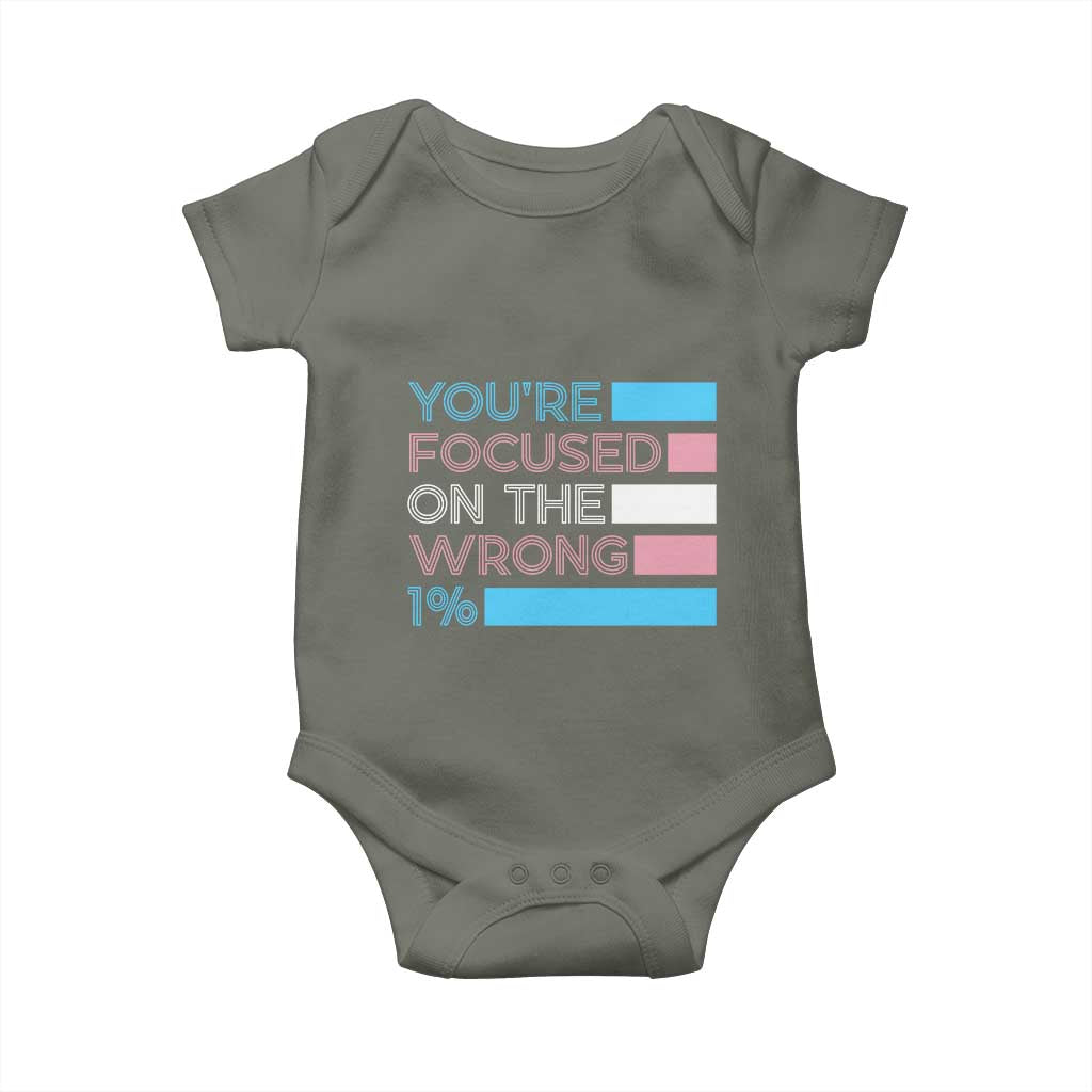 Trans Rights Baby Onesie Transgender LGBTQ Queer Pride Ally Social Justice - Wonder Print Shop
