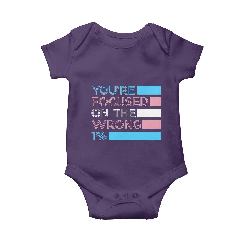 Trans Rights Baby Onesie Transgender LGBTQ Queer Pride Ally Social Justice - Wonder Print Shop