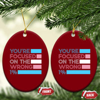 Trans Rights Ceramic Ornament Transgender LGBTQ Queer Pride Ally Social Justice - Wonder Print Shop