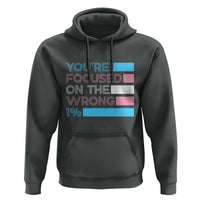 Trans Rights Hoodie Transgender LGBTQ Queer Pride Ally Social Justice - Wonder Print Shop