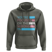Trans Rights Hoodie Transgender LGBTQ Queer Pride Ally Social Justice - Wonder Print Shop