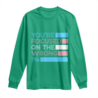 Trans Rights Long Sleeve Shirt Transgender LGBTQ Queer Pride Ally Social Justice - Wonder Print Shop
