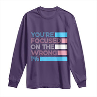 Trans Rights Long Sleeve Shirt Transgender LGBTQ Queer Pride Ally Social Justice - Wonder Print Shop