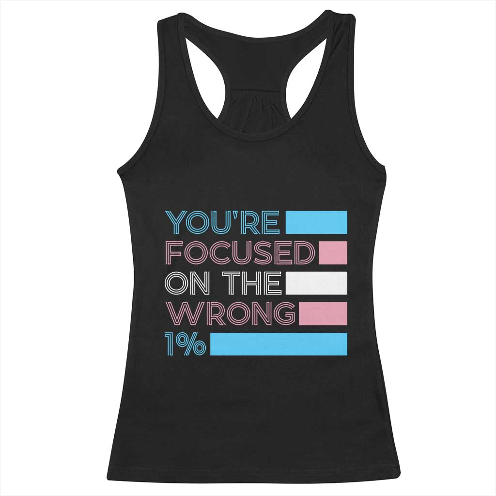 Trans Rights Racerback Tank Top Transgender LGBTQ Queer Pride Ally Social Justice - Wonder Print Shop
